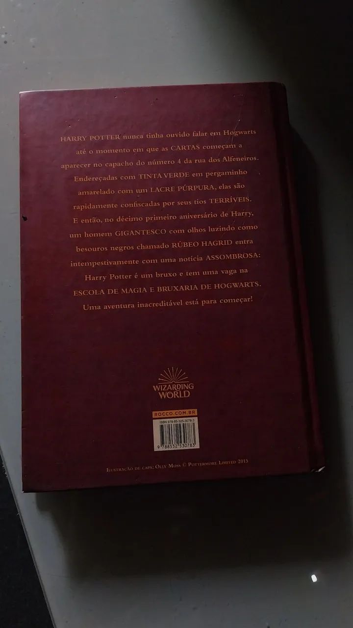 Harry Potter e a Pedra Filosofal (Capa Dura) - Praticamente Novo - Foto 3
