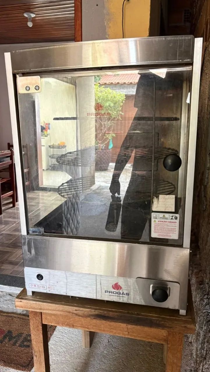Maquina de assar frango giratória  - Foto 2