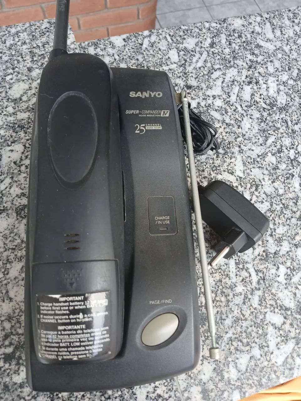 Telefone Fixo Sanyo sem fio parede - Foto 2