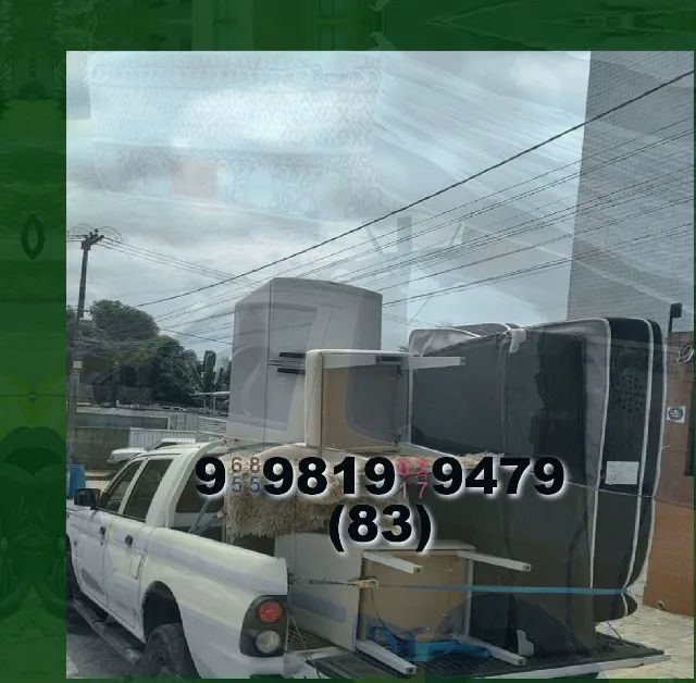Frete! transporte + mudança com qualidade e segurança para você!
