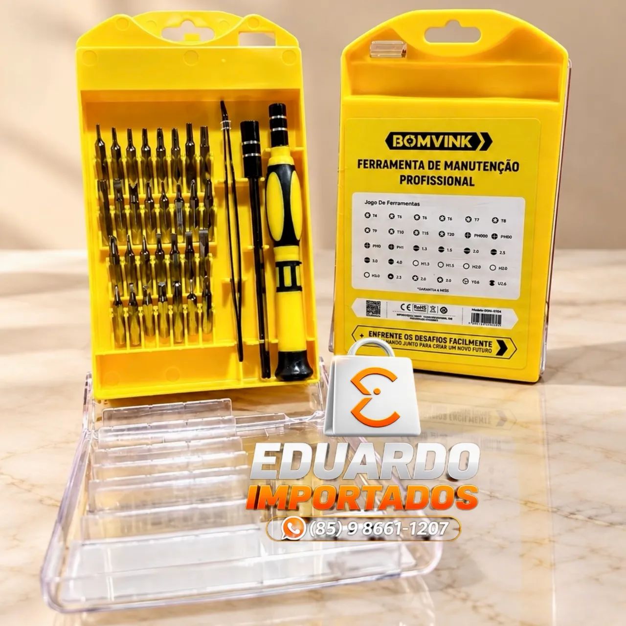 Kit Chave de Precisão Profissional Bomvink - Celular e Eletrônicos 