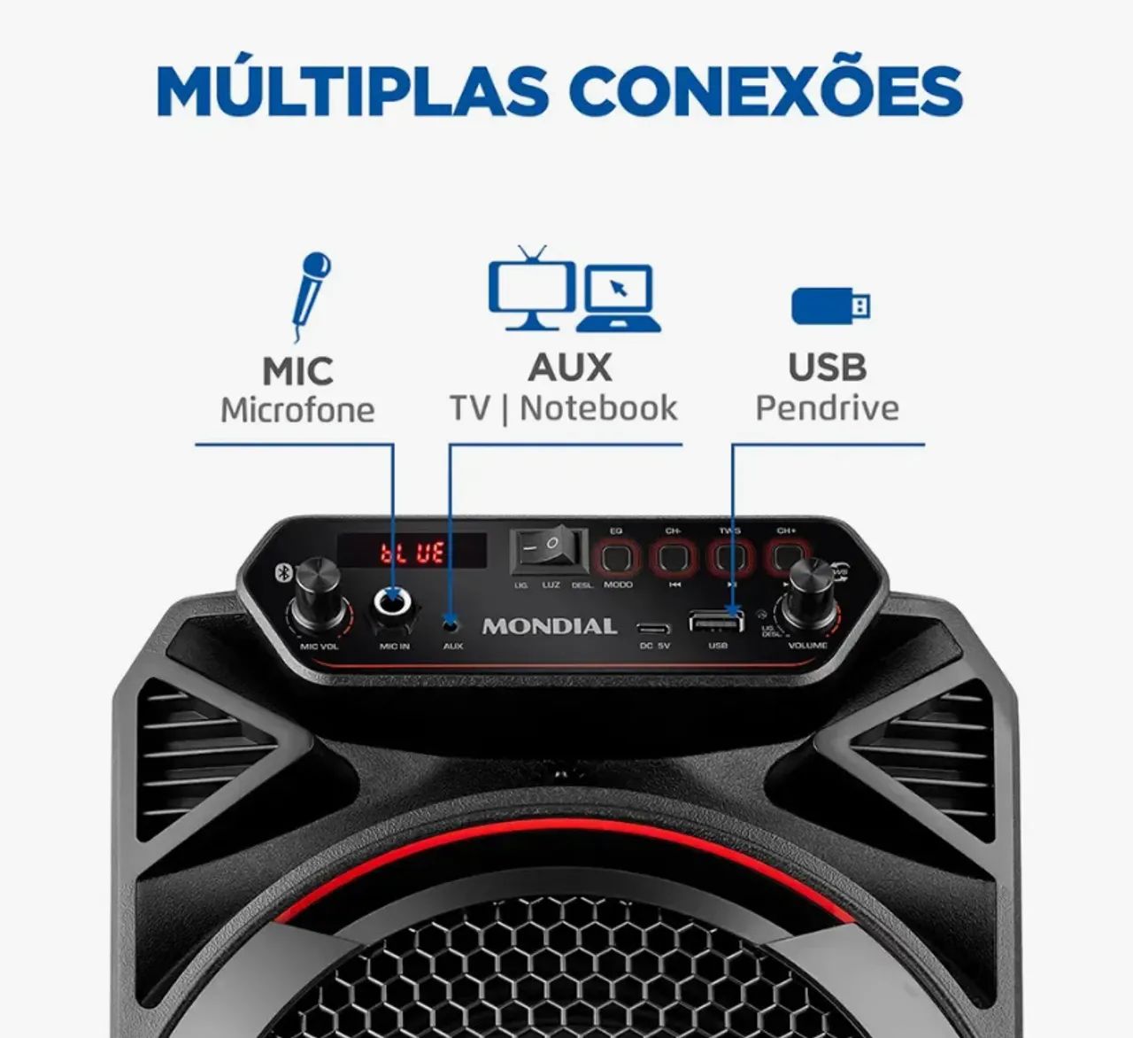 CAIXA DE SOM LED  - Foto 3