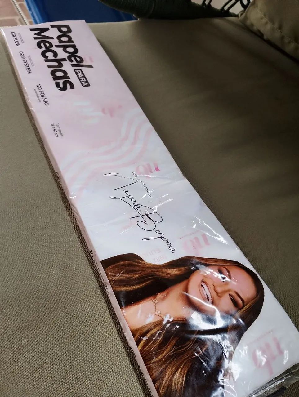 Papel para mechas 120 folhas