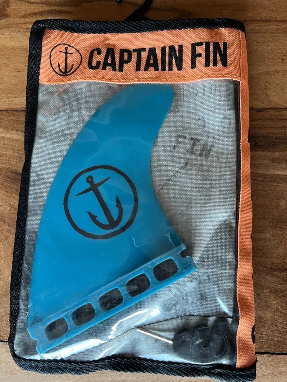 5 quilhas Futures Captain Fin - Tamanho Large - Novas - Fiberglass