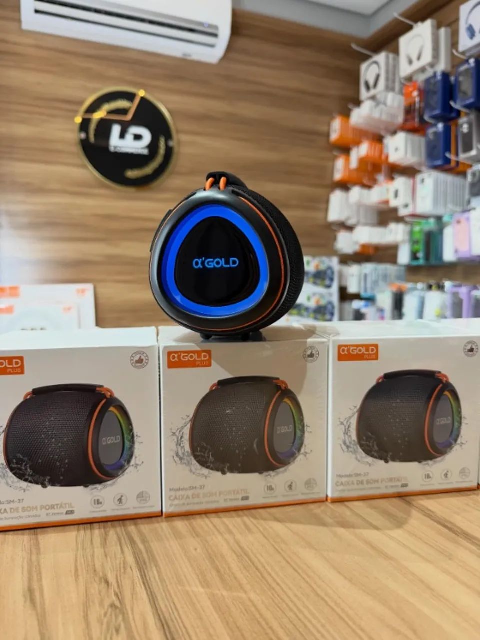 A'gold plus Caixa de som Bluetooth/ SM-37 - Foto 2