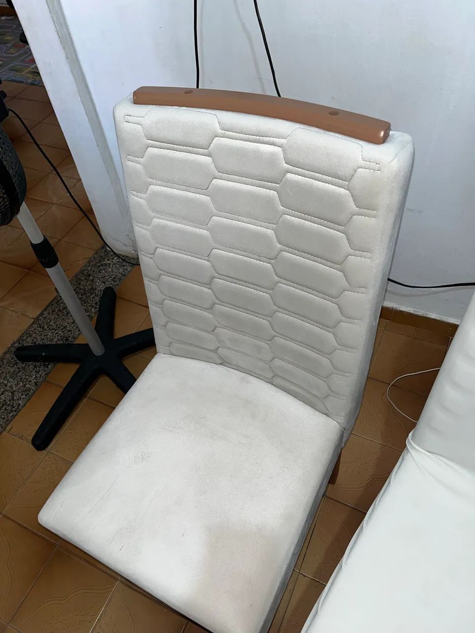 Mesa gourmet 6 cadeira / material veludo acolchoado - Foto 2