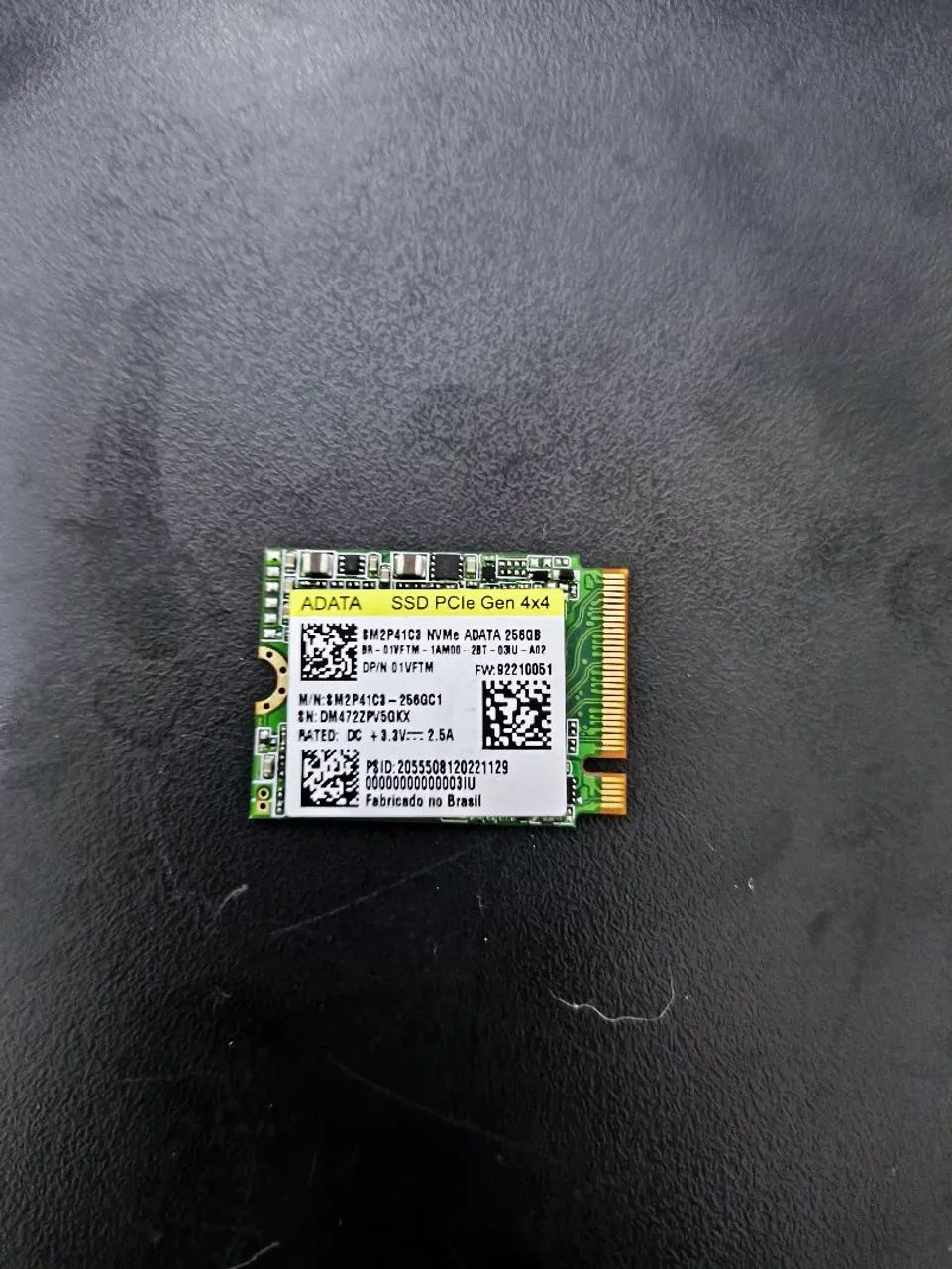SSD Adata 256 Gen 4x4