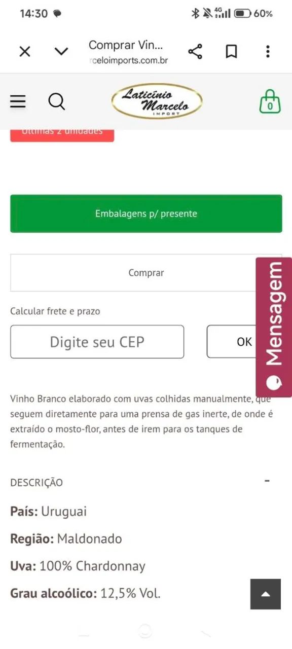  Vinho branco  VINA EDÉN Chardonnay  - Foto 2