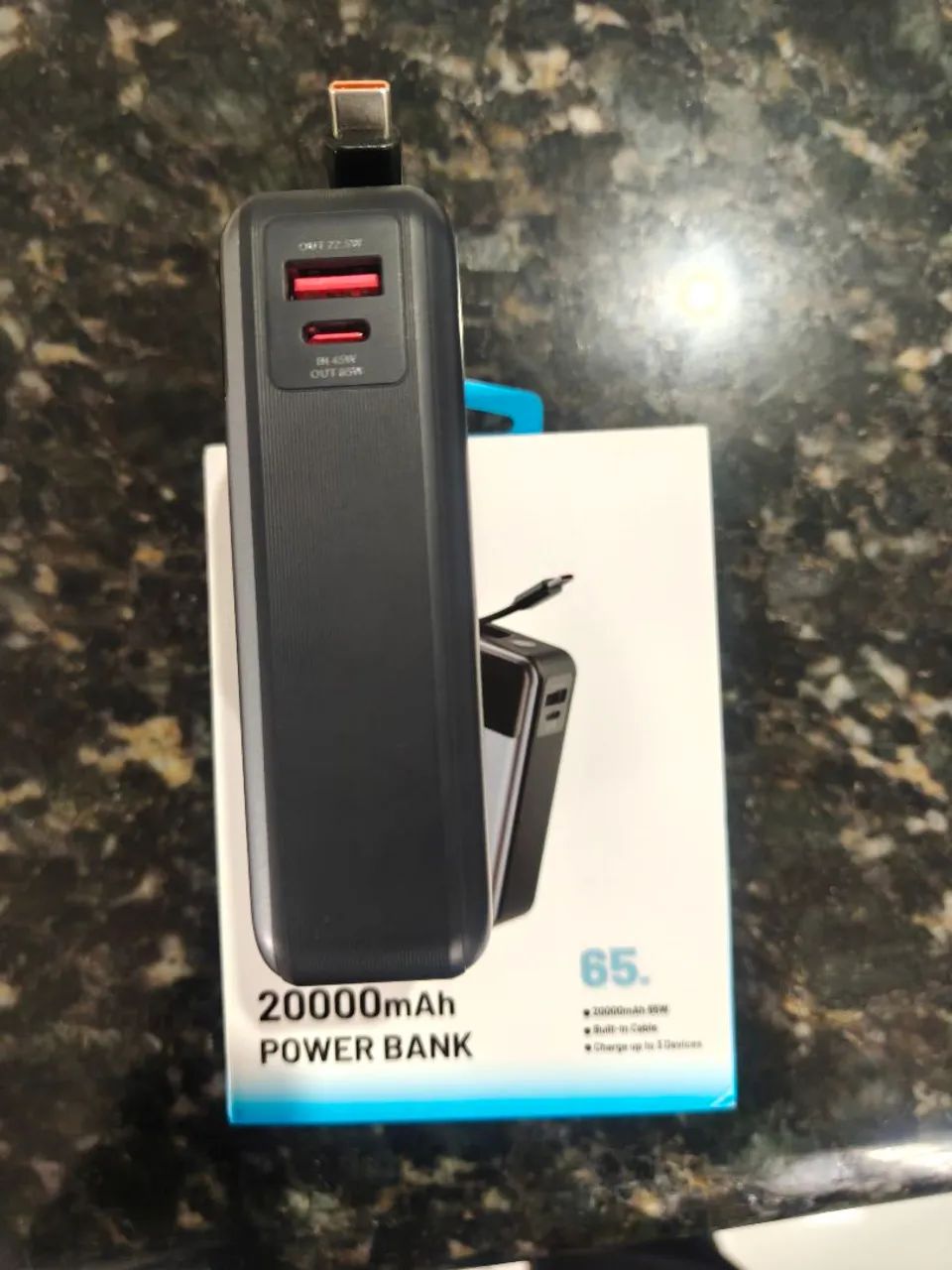Power bank vention 65w 20000mah - Foto 2