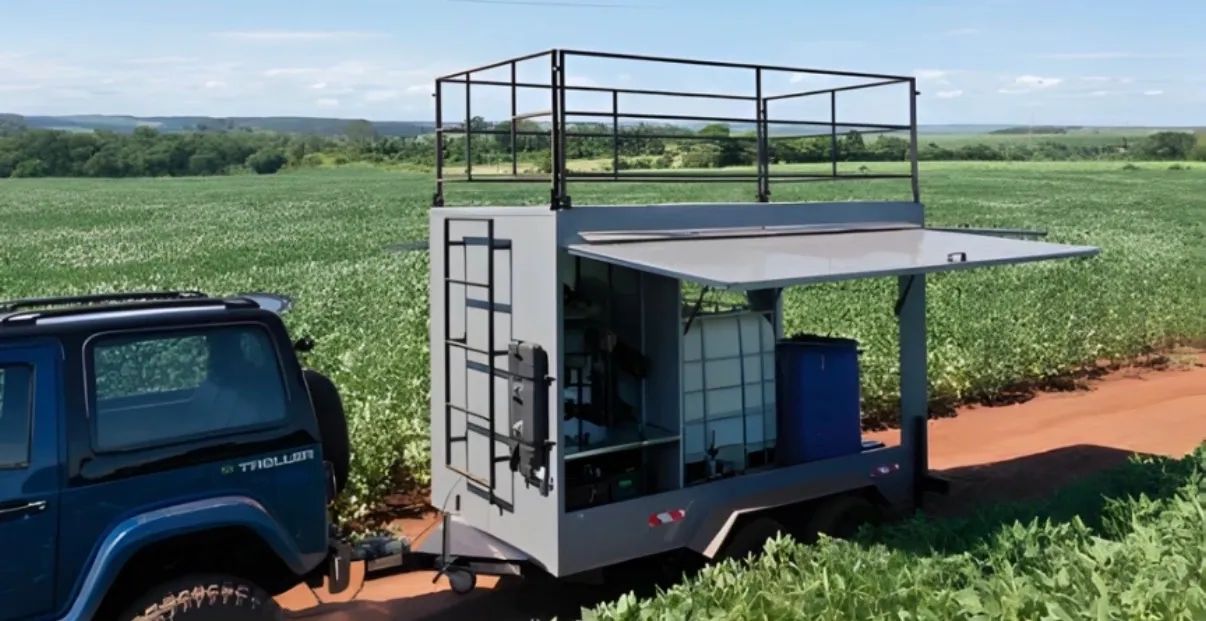 Carreta / reboque baú para drone agrícola  - Foto 3
