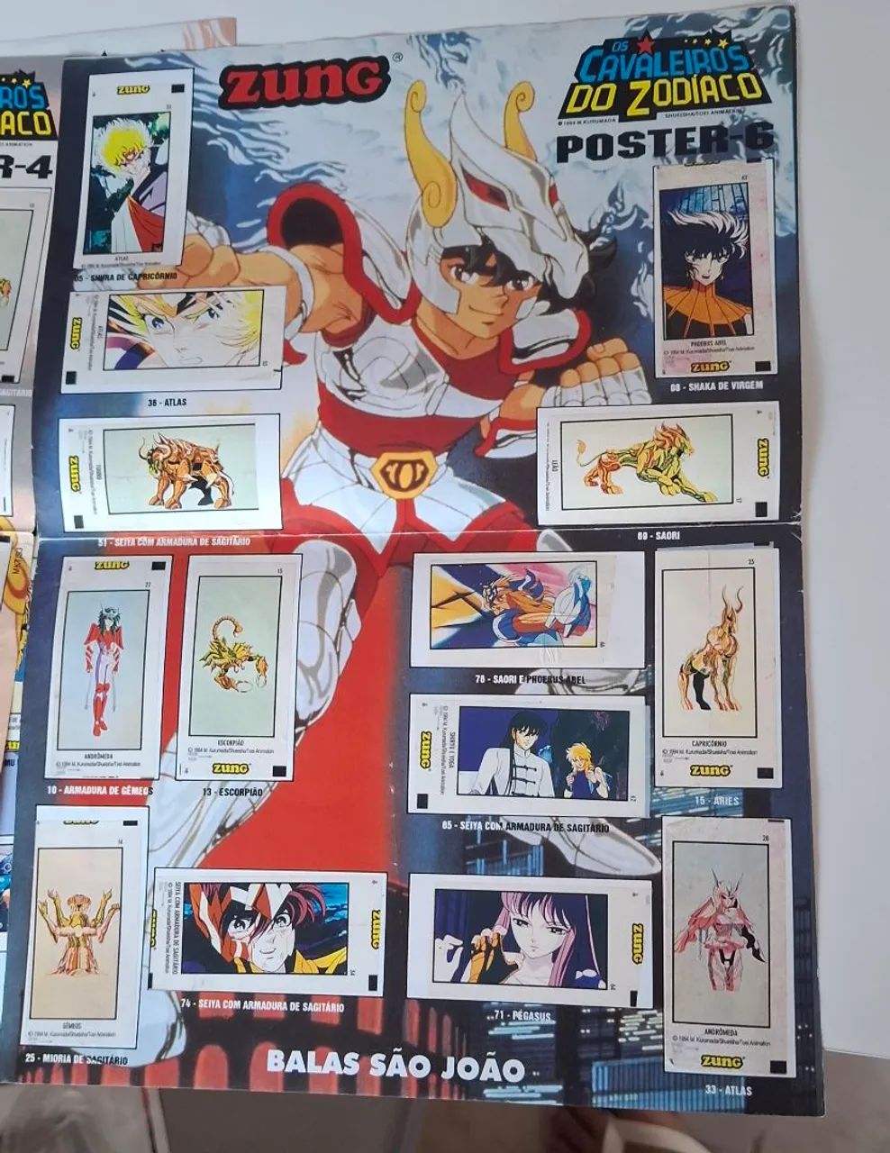Poster ZUNG CAVALEIROS do Zodíaco 