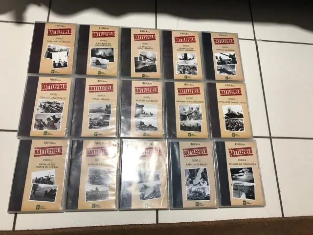 Coleção DVD Battlefield - 2ª Guerra Mundial + Brinde Coleçao não