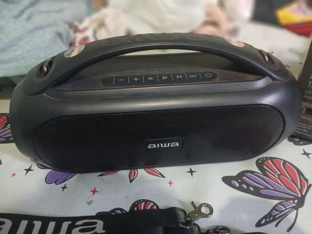 Caixa de som boombox aiwa  - Foto 3