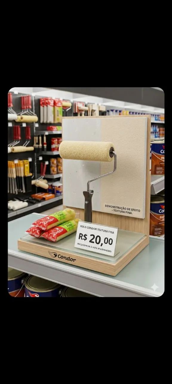 Vende-se rolo de textura por $20reais pagamento á vista no dinheiro ou pix  - Foto 2