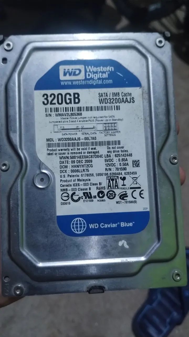 HD 320GB WD443790070939668482