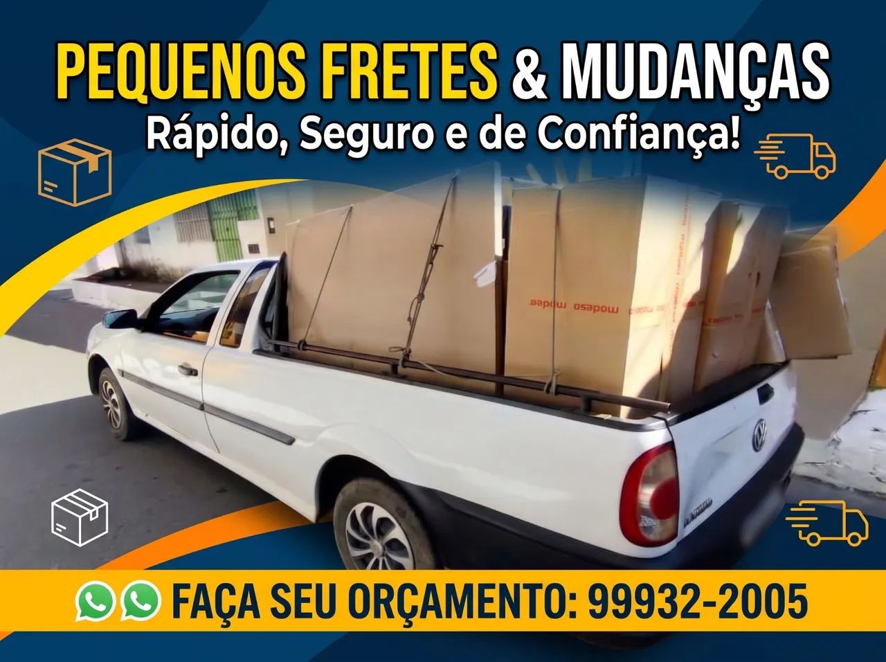 Frete, carreto e pequenas mudanças 
