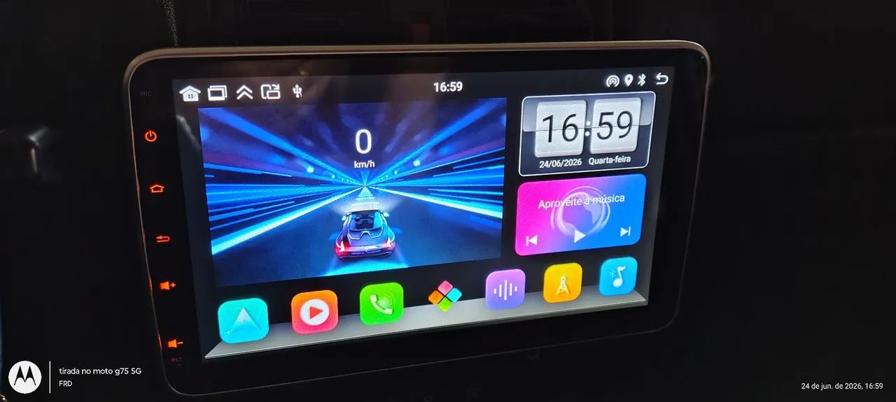 Multimídia Android 10"