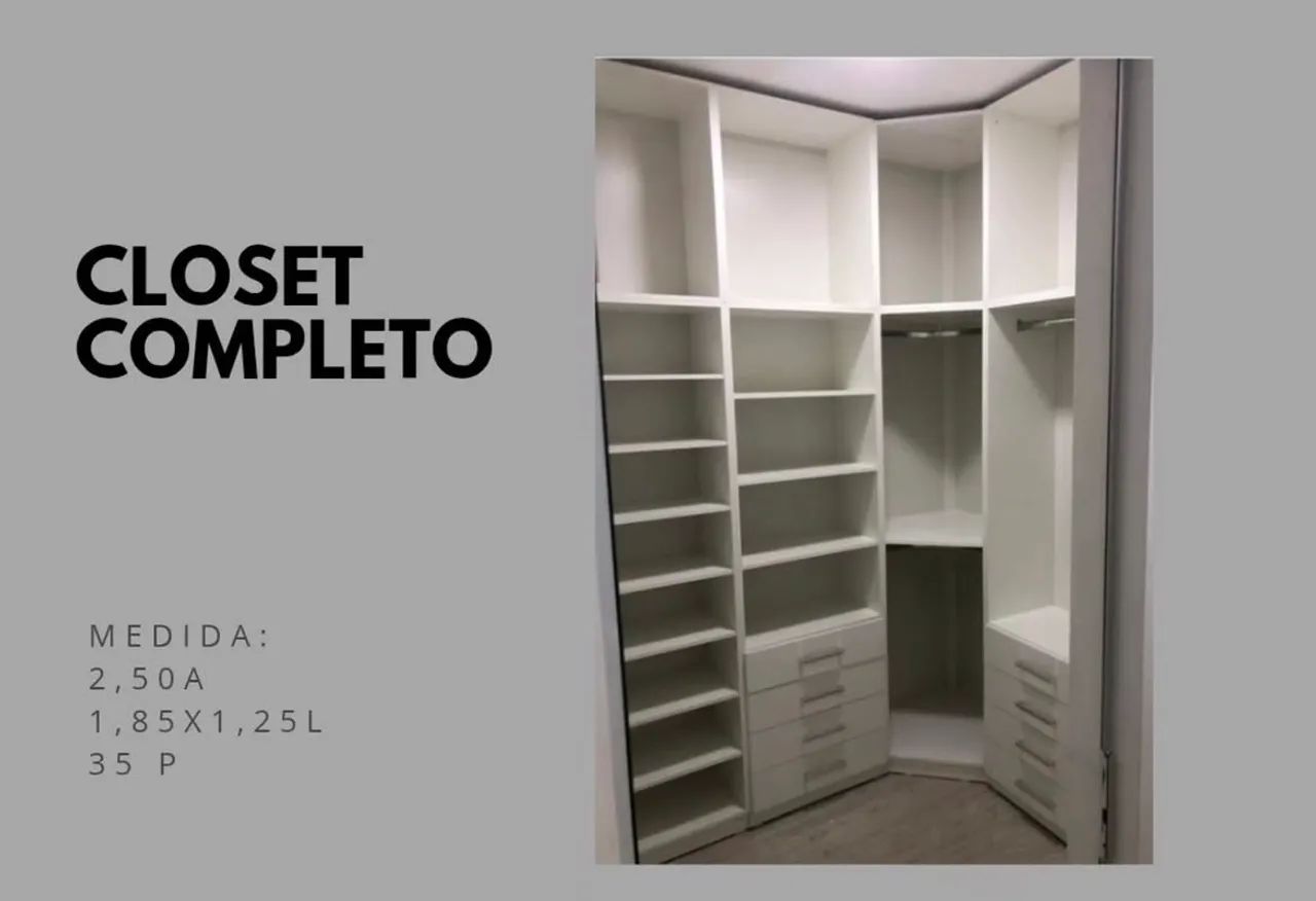 Closet completo em 10 x sem juros no cartão!  - Foto 5