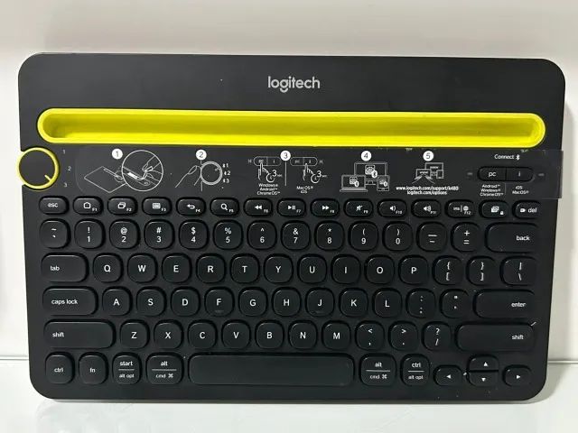 Teclado Bluetooth multidispositivo Logitech K480 para computadores, tablets e smartphones,