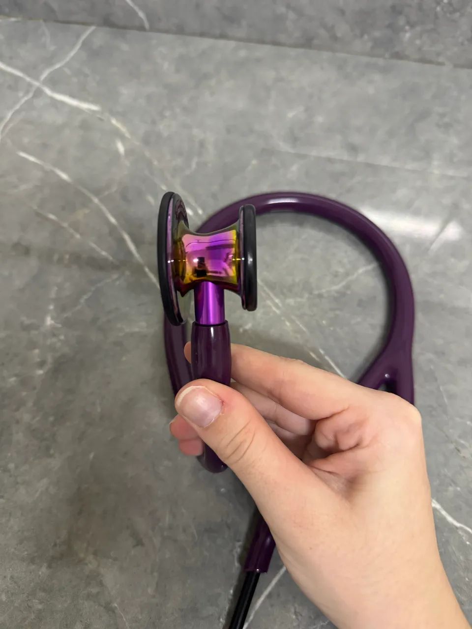 Estetoscópio Littmann Cardiology IV Roxo  - Foto 4