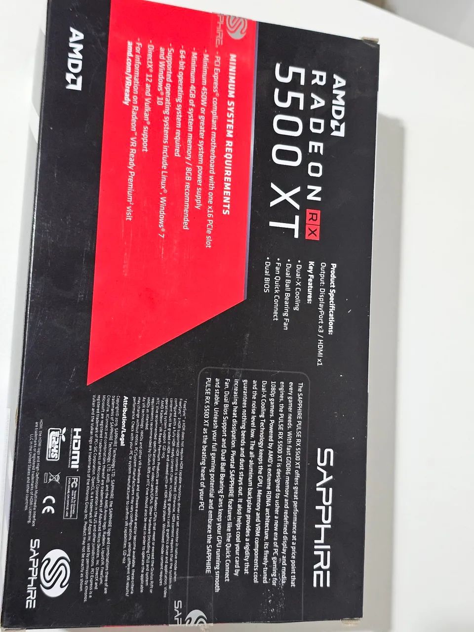 Placa de vídeo Radeon XT5500 8GB Saphire  - Foto 3