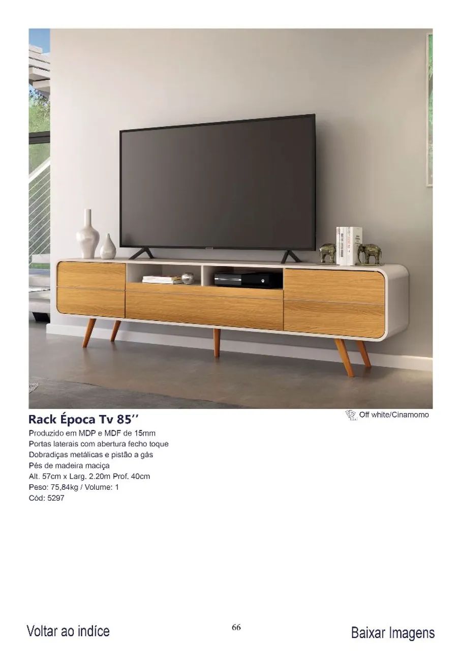 Rack Época Tv 85? 2.20m