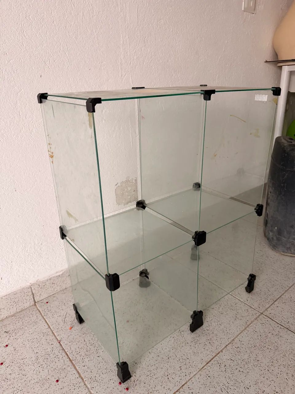 BALCÃO EXPOSITOR ESTANTE DE VIDRO