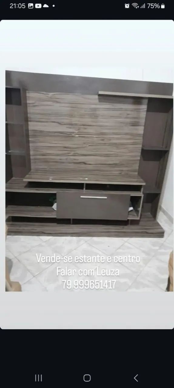 Vende-se painel de televisão com espaço e um centro de sala