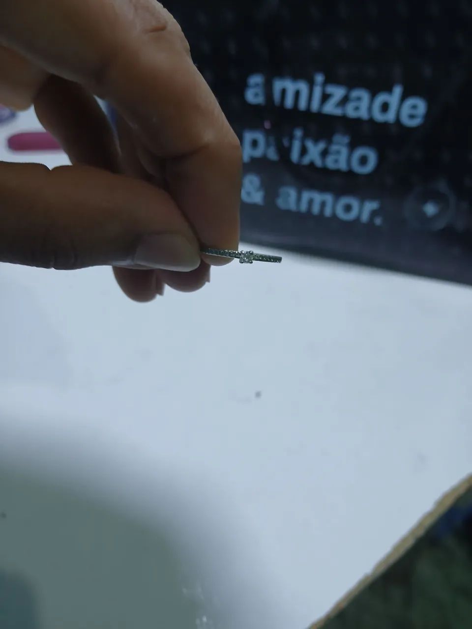 Anel solitário tamanho 18 - Foto 3