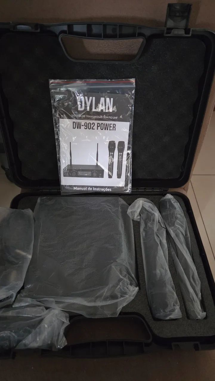 Microfone sem fio profissional Dylan Daw902  - Foto 4