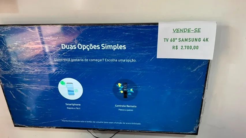 Smart TV Samsung Crystal UHD 4K   POLEGADAS UN60AU7700