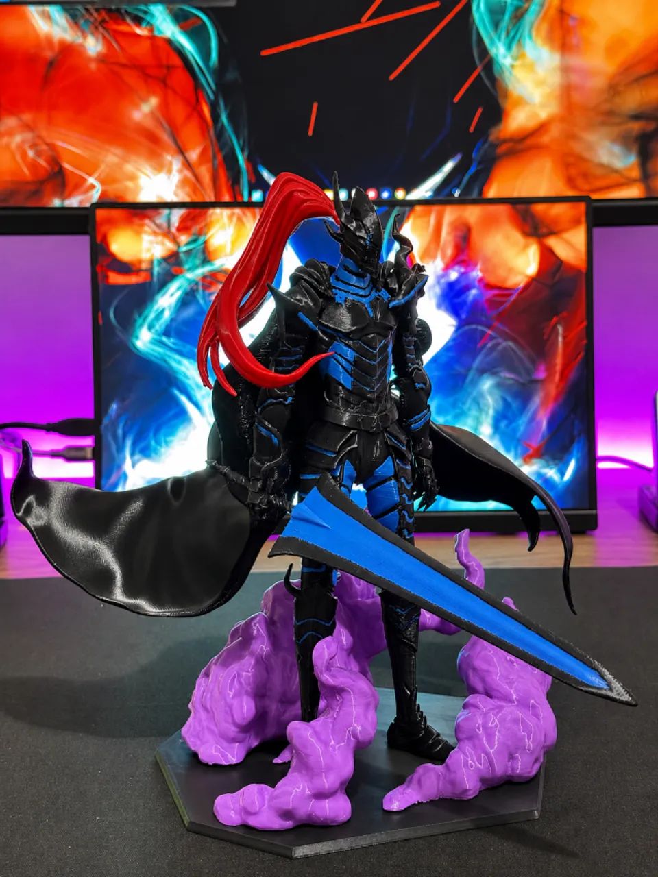 IGRIS SOLO LEVELING - 24cm - ACTION FIGURE - GEEK - Foto 5