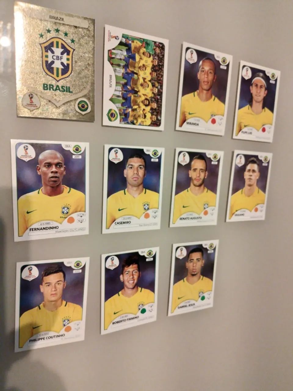 Figurinhas diversas seleção brasileira - Foto 6