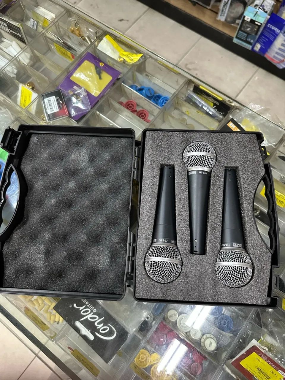 Kit 3 microfone Dinâmico CSR 