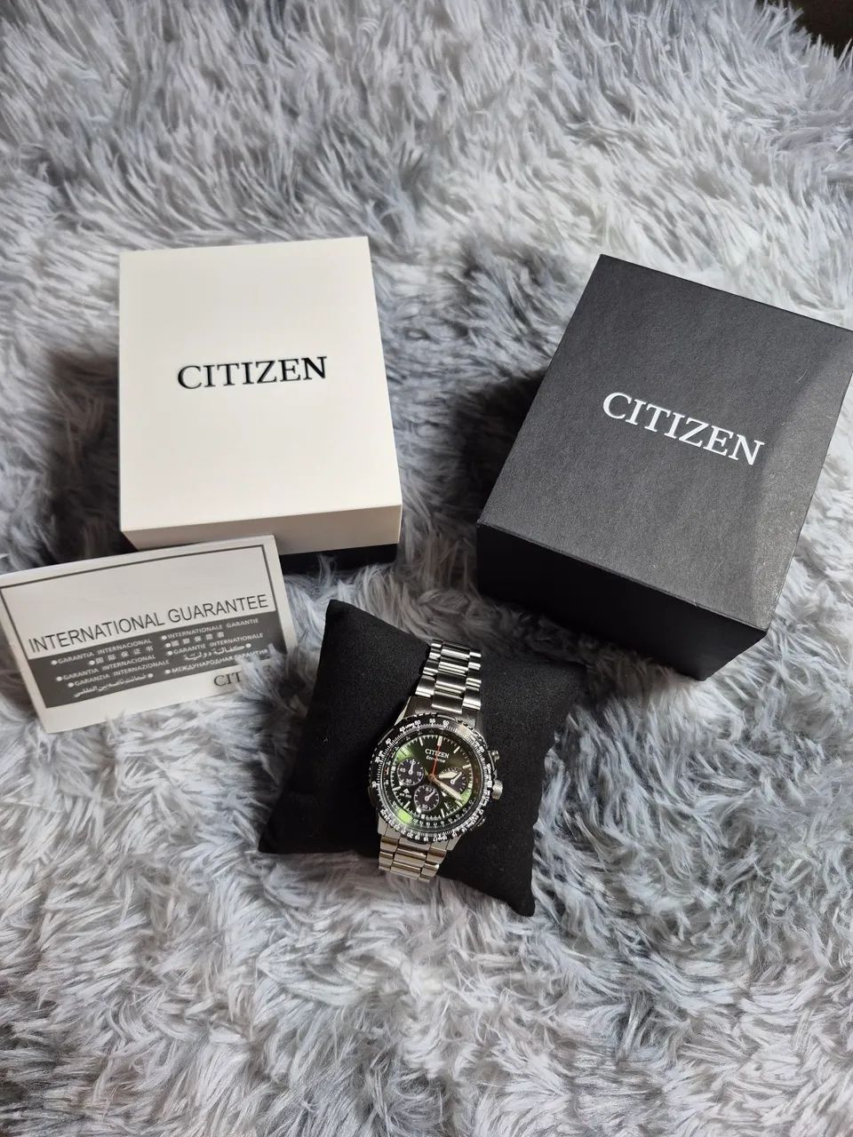 Citizen Nighthawk Eco-Drive Chronograph Verde  - Foto 5