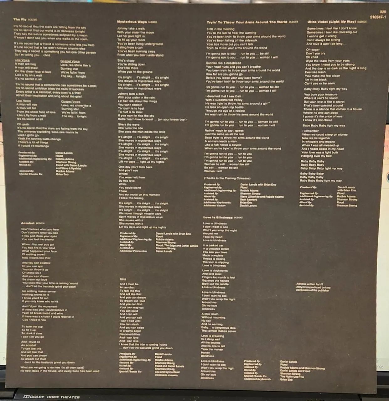 LP disco de Vinil - U2 - Acthung Baby - Foto 4
