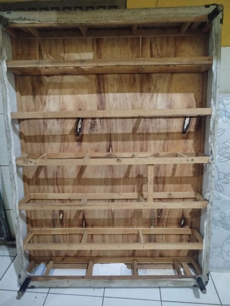 Cama de casal box completa com colchão