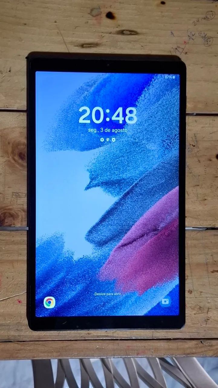 Galaxy Tablet A7 Lite + caneta Stylus Pen - Foto 2