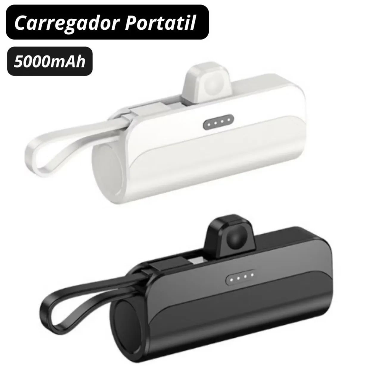 Carregador Portátil Mini 10000 - Tipo C e Iphone - Foto 2