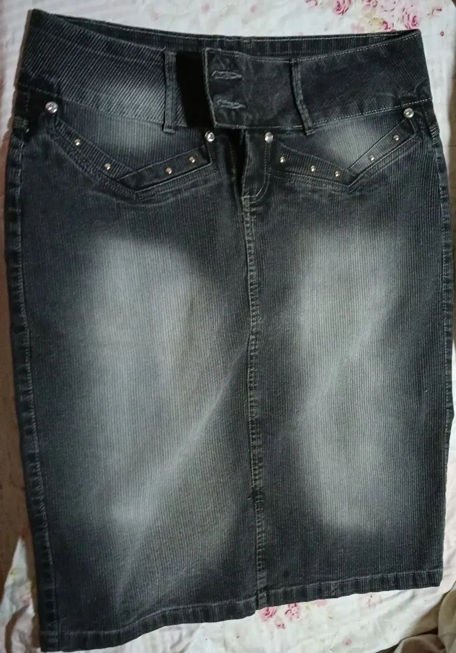 Saia jeans 