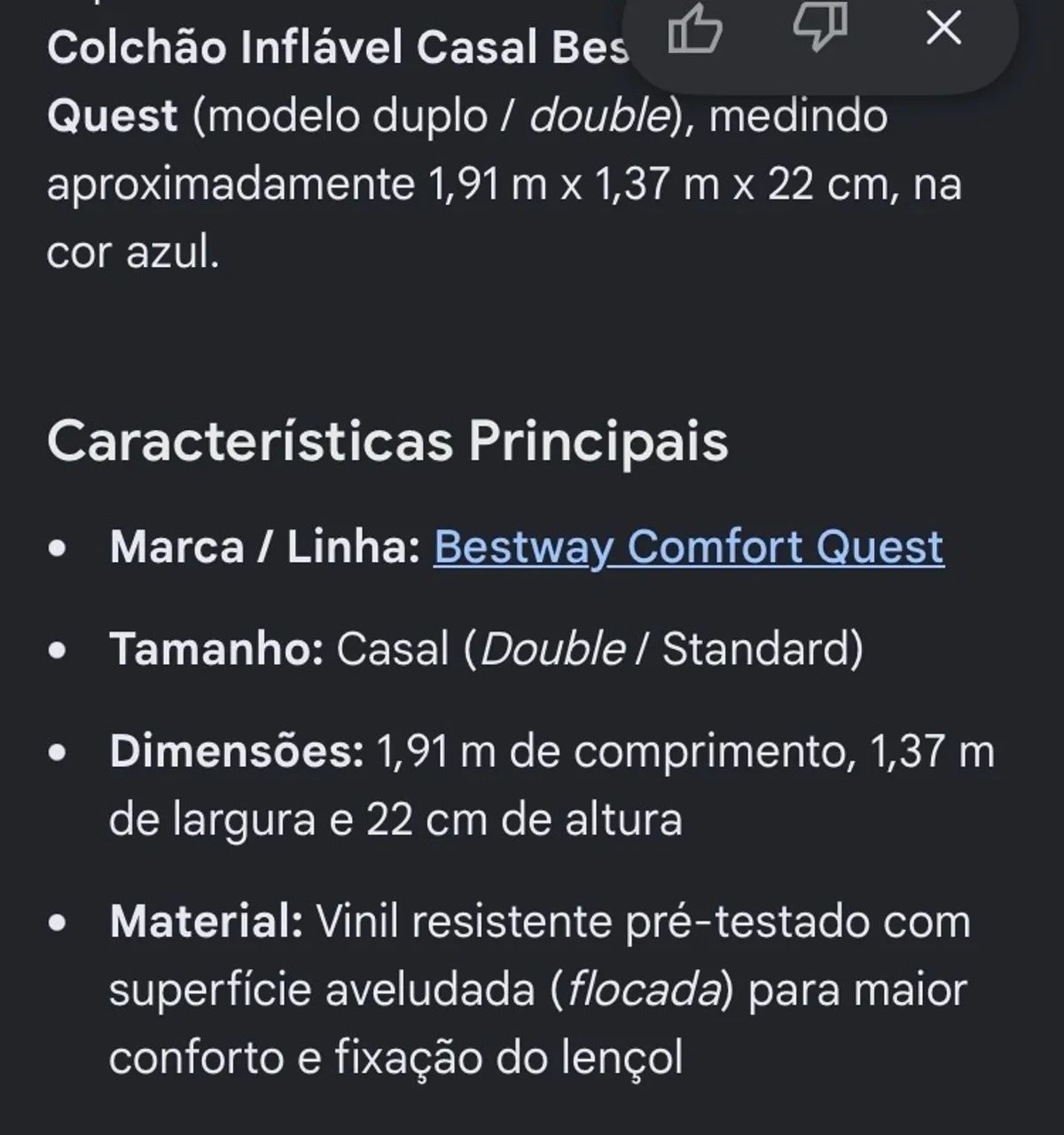 Colchão inflável  - Foto 3