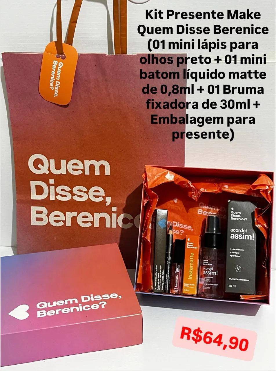 Kits para presentes Quem Disse Berenice, a partir de R$49,90. - Foto 4