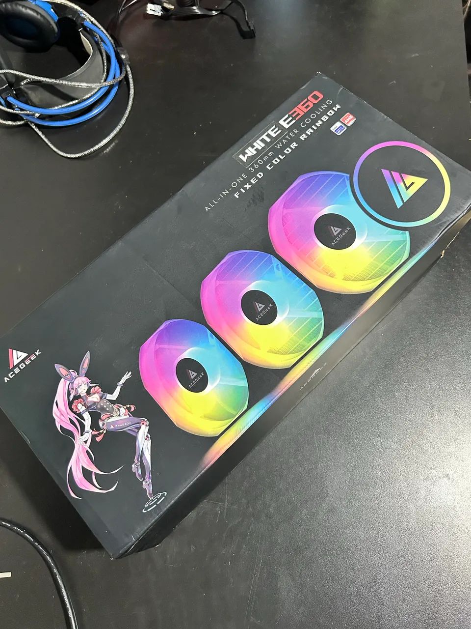 Water Cooler Acegeek E360, Rainbow - Foto 2