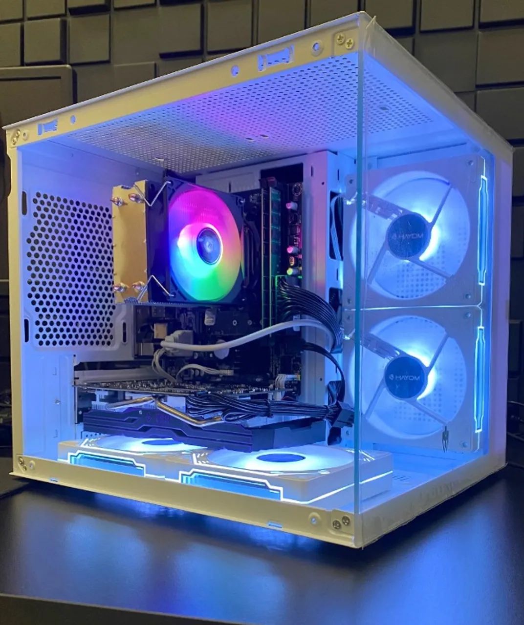 Pc Gamer RYZEN 7 2700 16gb Ram RX 580 8GB SSD 480GB NOVO - Loja física - Foto 2