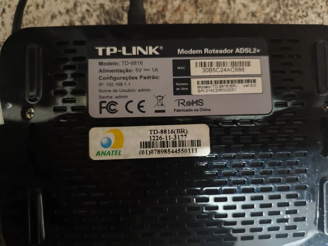 Roteador TP link TD 8816 - Foto 3