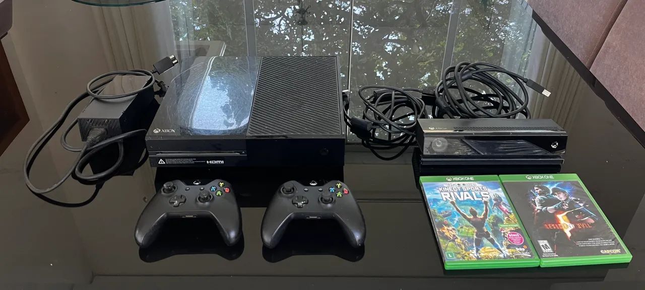 Xbox One - 2 Controles + Kinect + Jogos  - Foto 3