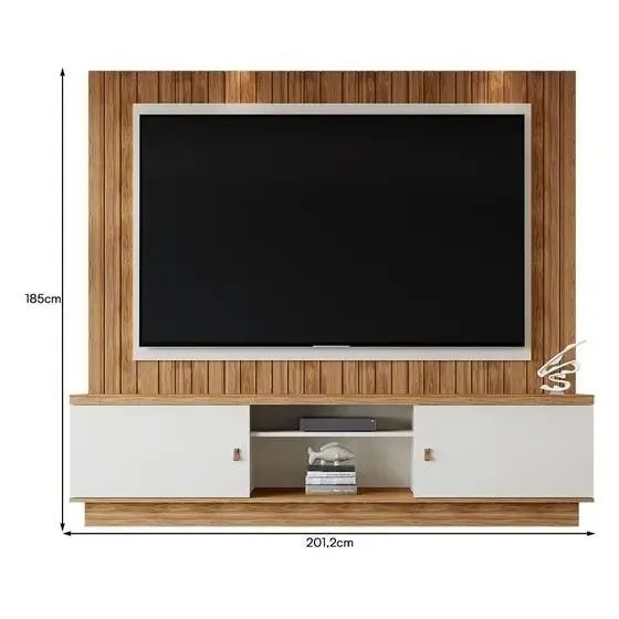 Rack Painel Home Santos 2.0 - Vellari Moveis - Foto 2