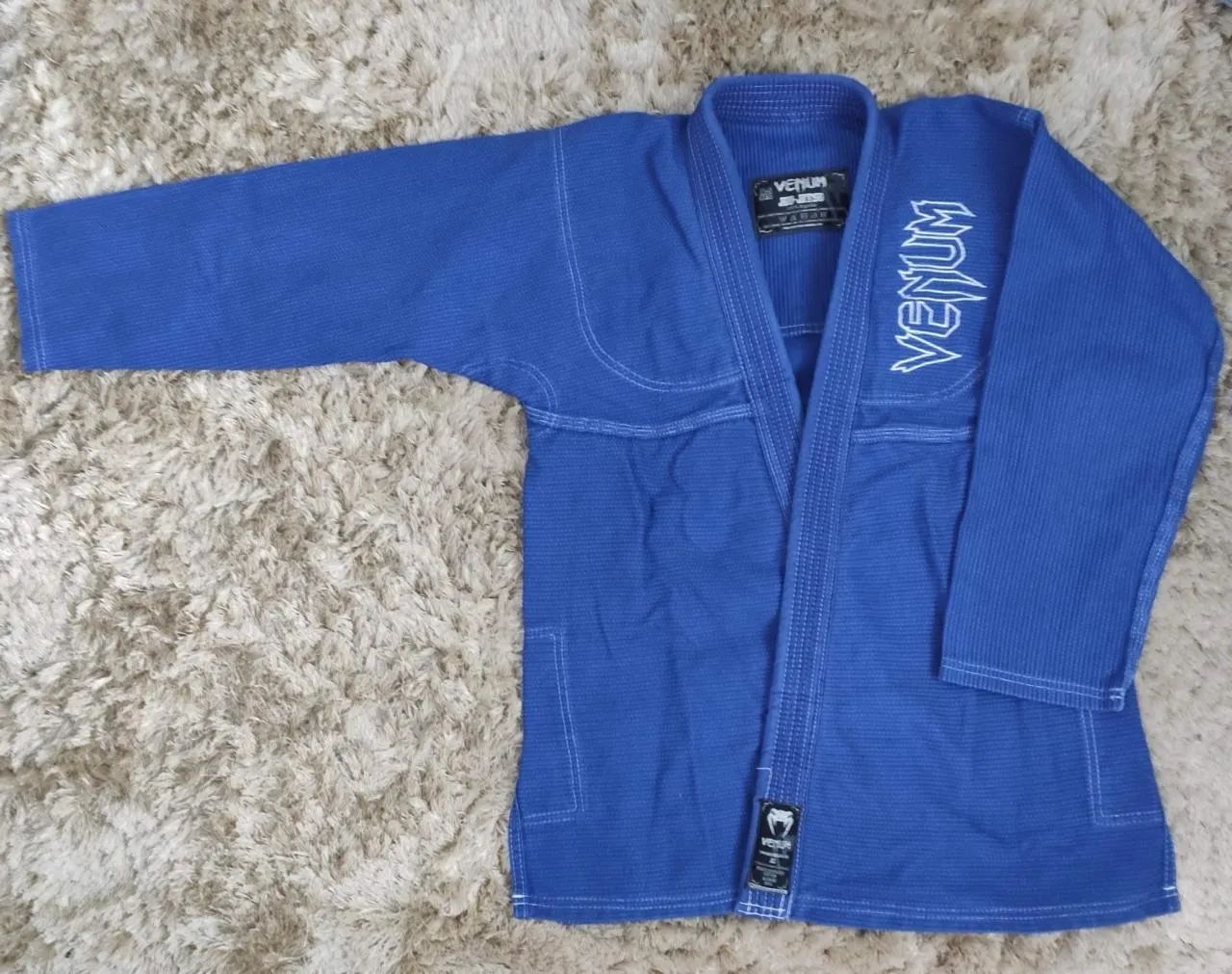 Kimono Jiujitsu A1 Azul - Foto 5