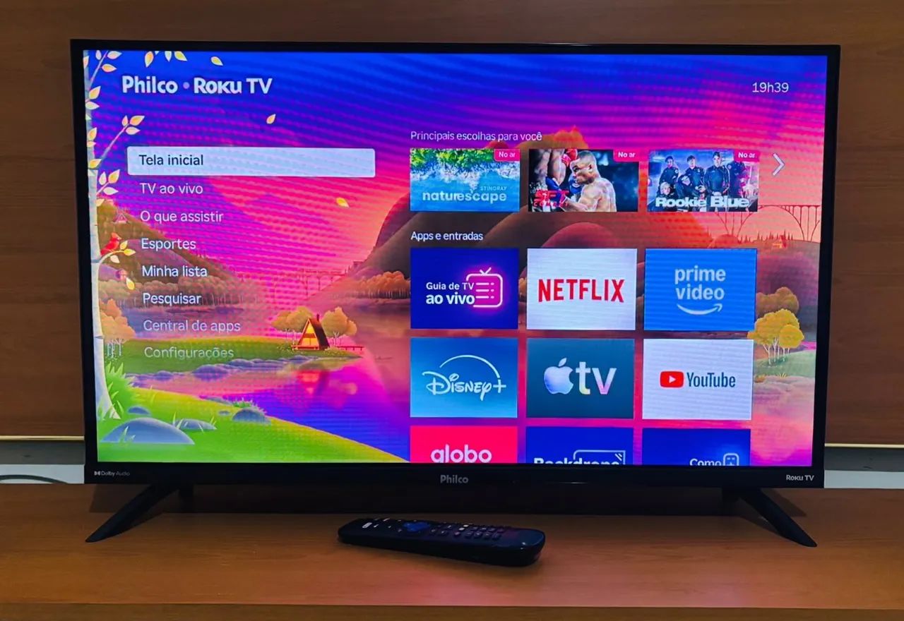 Smart tv Philco Roku 32 polegadas impecável  - Foto 2