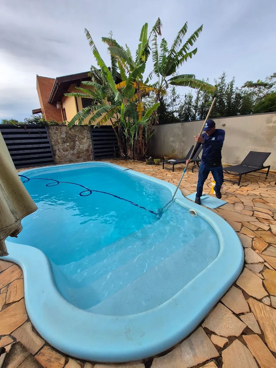 Limpeza piscina 
